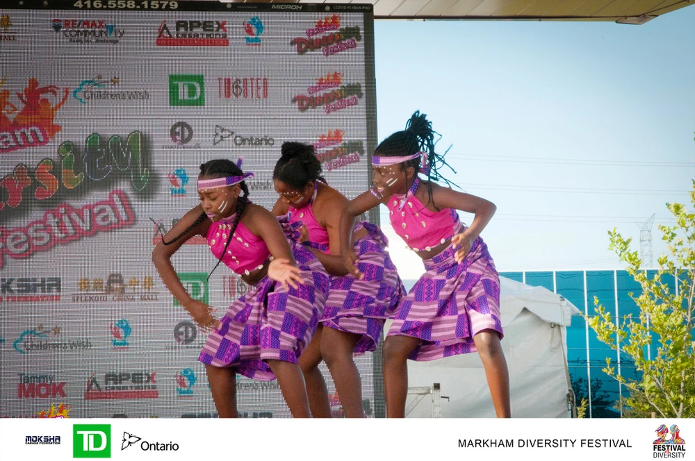 Dancers at Markham Diversity Festival
