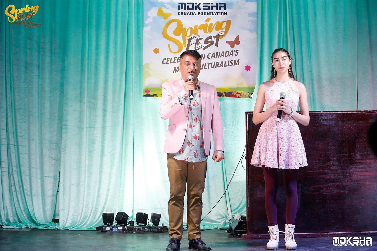 Spring Fest stage performance